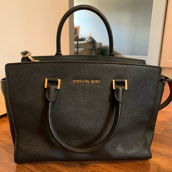MICHAEL KORS - Selma Satchel - Black - Picture 1 of 7
